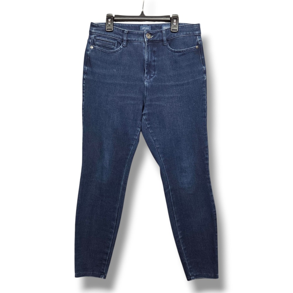 J Jill Premium Flex High Rise Legging Womens 10 Petite High Rise Jeans Dark Wash
